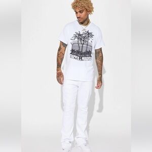 NOVA MEN Cornell Stacked
Skinny Flare Jeans